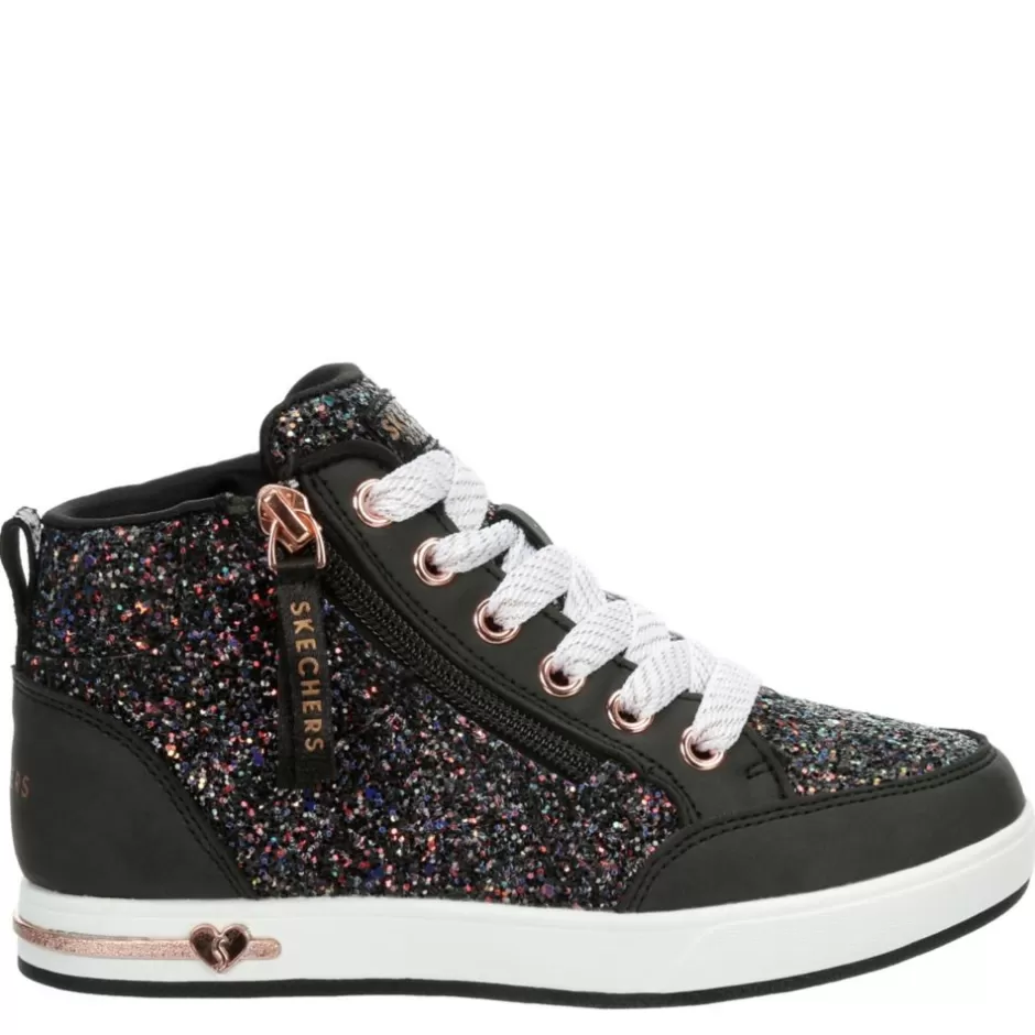 Girls Shoutouts 2.0 - Glitter Steps Hi Top Sneaker>SKECHERS Online