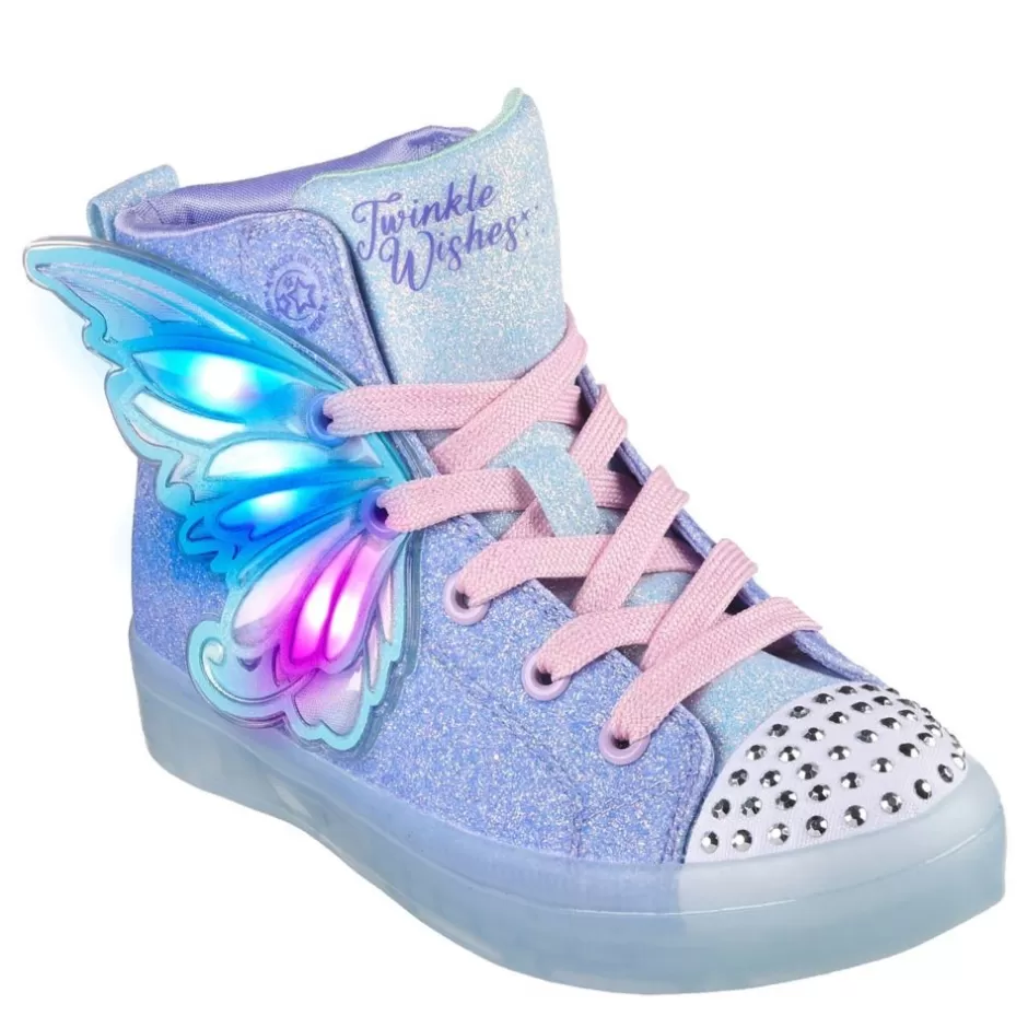 Girls Twi-Lites 2.0 Twinkle Wiishes Light Up Sneaker>SKECHERS Shop