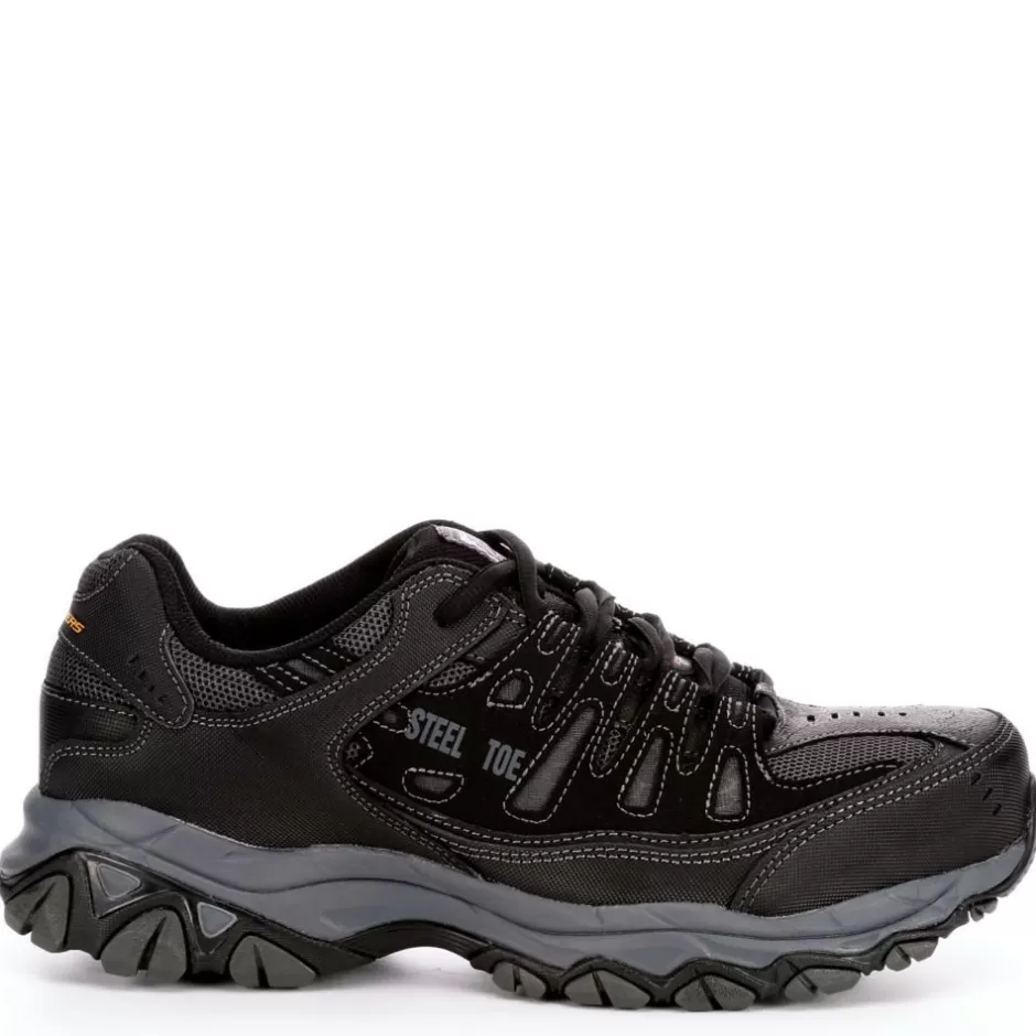 Mens 77055 Steel Toe Work Shoe>SKECHERS Cheap