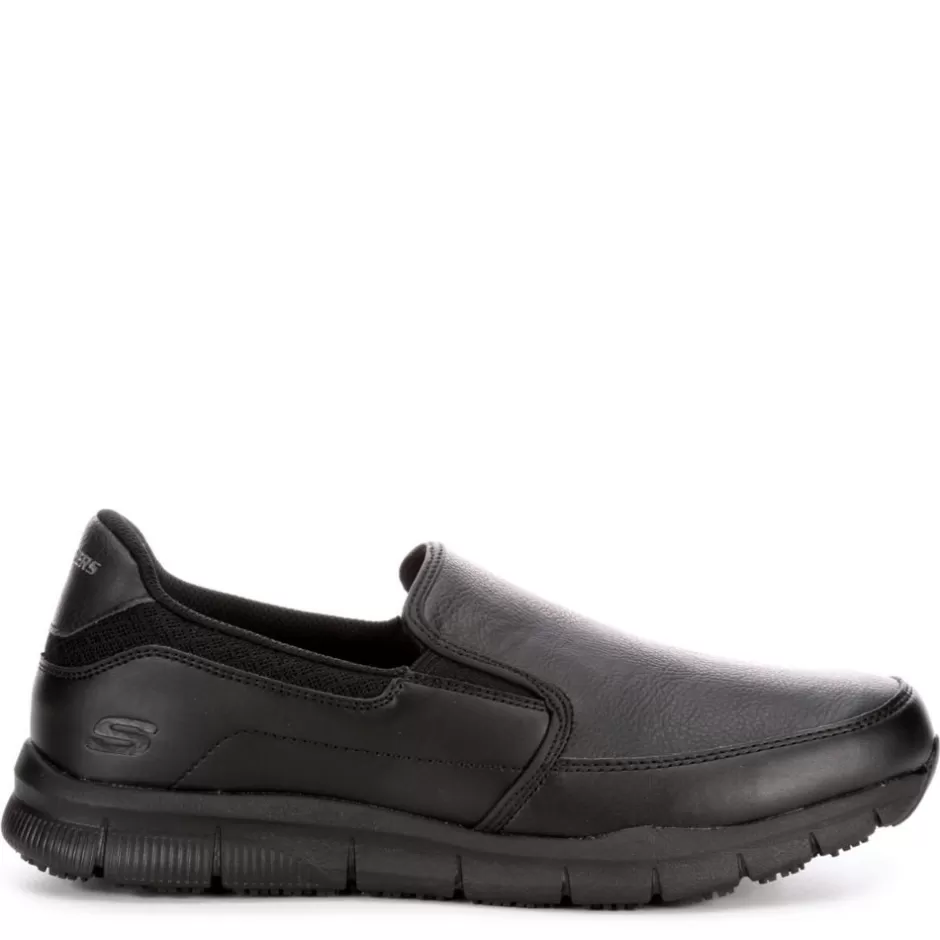 Mens Nampa-Groton Slip Resistant Work Shoe>SKECHERS Outlet