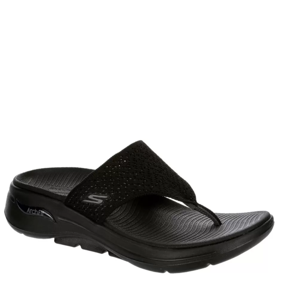 Womens Go Walk - Arch Fit Flip Flop Sandal>SKECHERS New