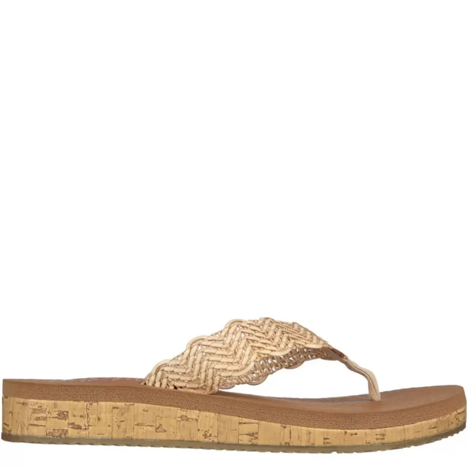 Womens Sandcomber Flip Flop Sandal>SKECHERS Discount