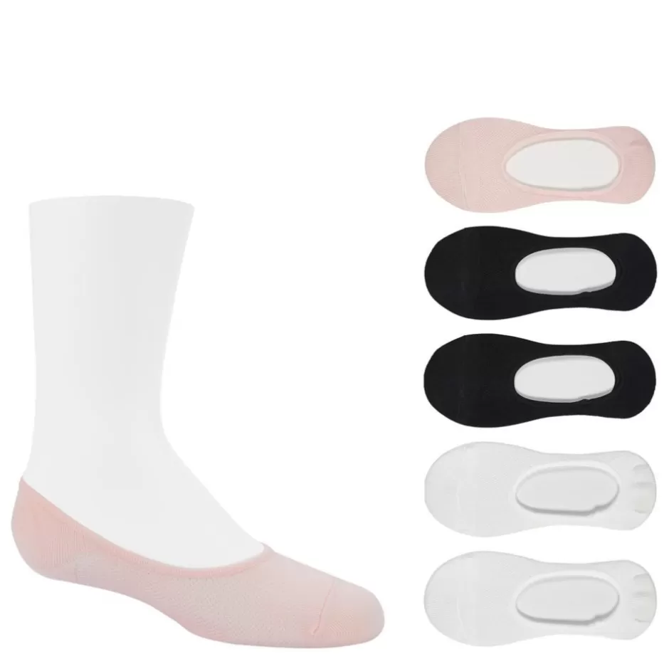 Girls Solid Liner Socks 5 Pairs>SOF SOLE Best Sale