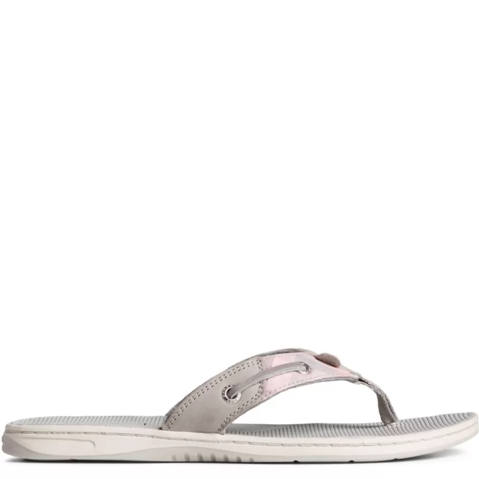 Womens Seafish Gingham Flip Flop Sandal>SPERRY Best Sale