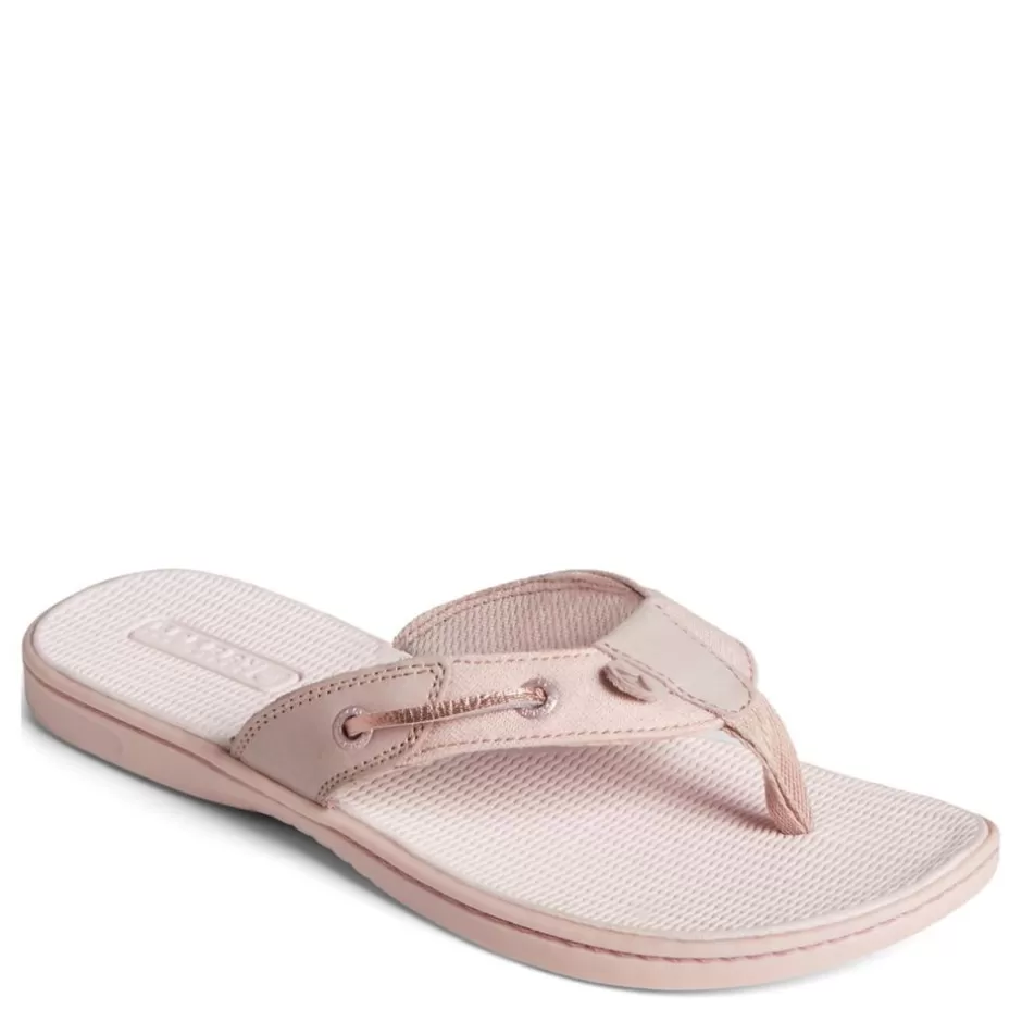 Womens Seafish Iridescent Sparkle Flip Flop Sandal>SPERRY Best