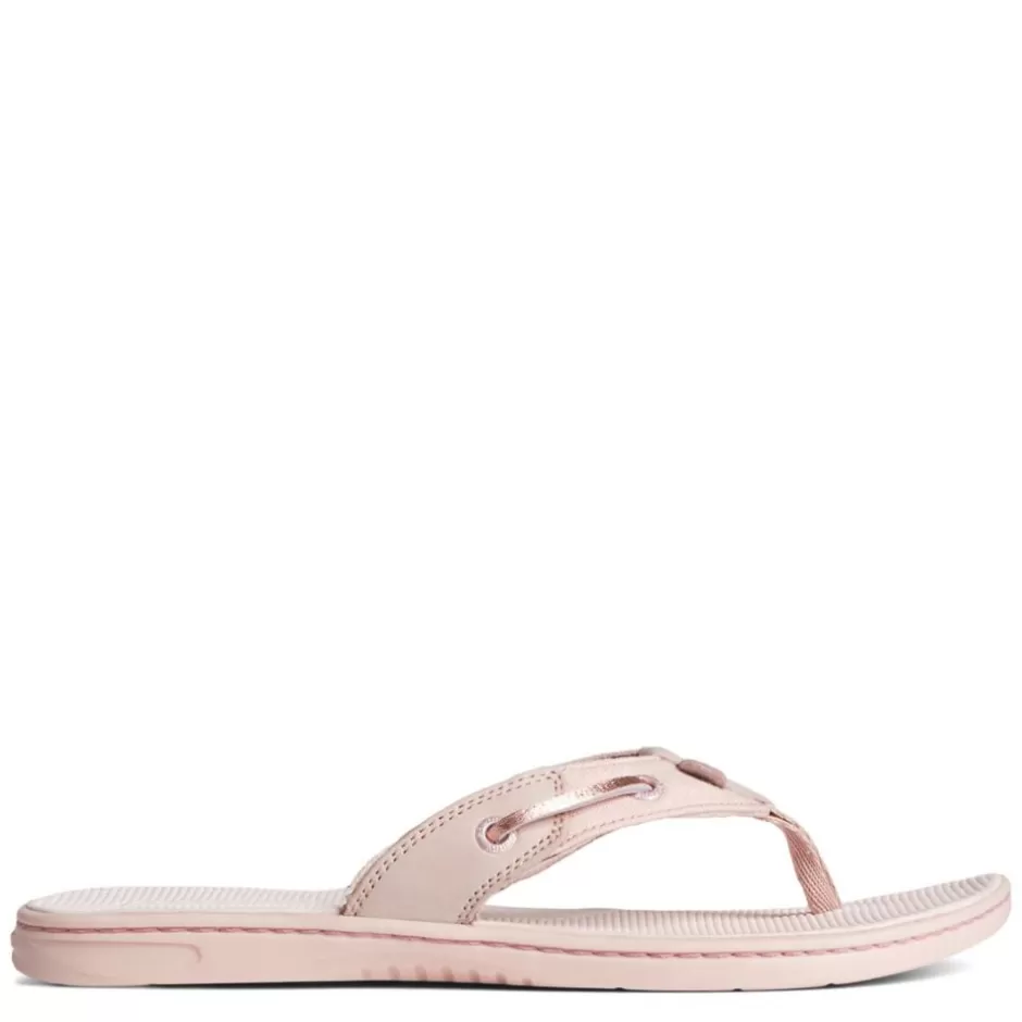 Womens Seafish Iridescent Sparkle Flip Flop Sandal>SPERRY Best