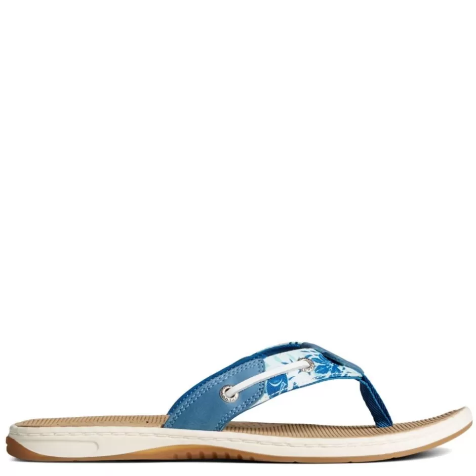 Womens Seafish Print Flip Flop Sandal>SPERRY Shop