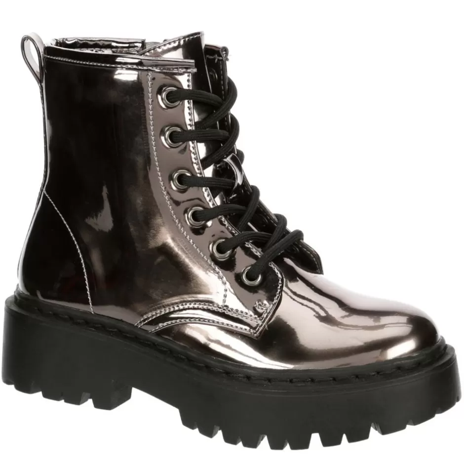 Girls Little-Big Kid Jrockk Combat Boot>STEVE MADDEN Store