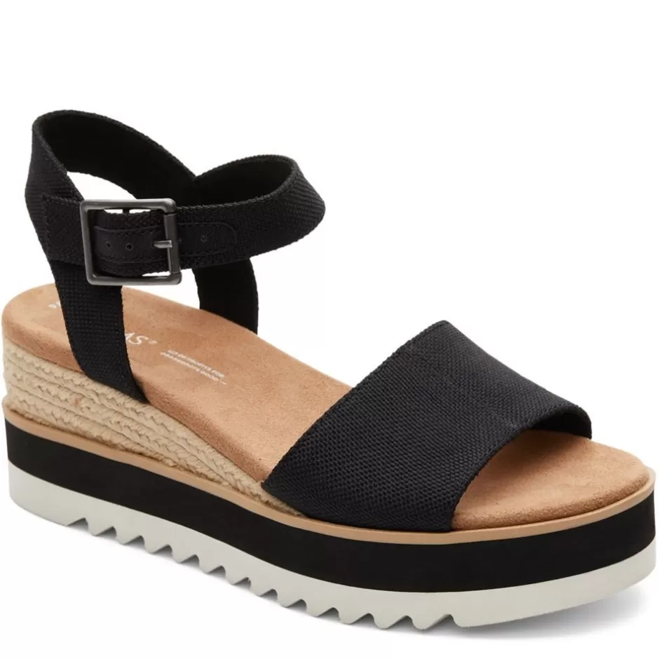 Womens Diana Wedge Sandal>TOMS Clearance