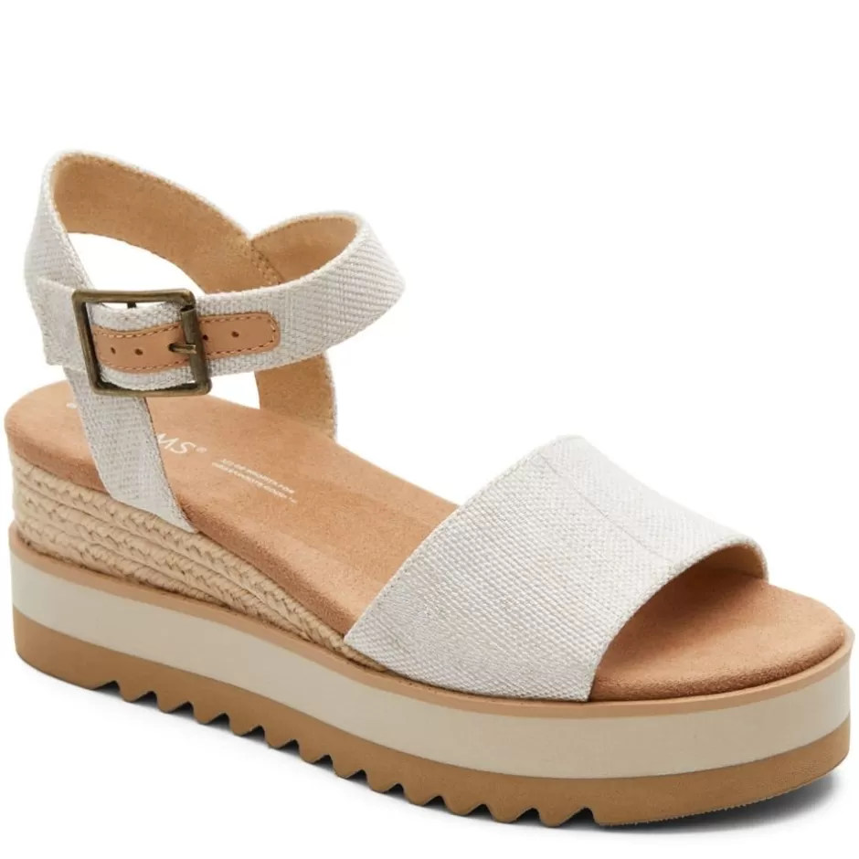 Womens Diana Wedge Sandal>TOMS Clearance