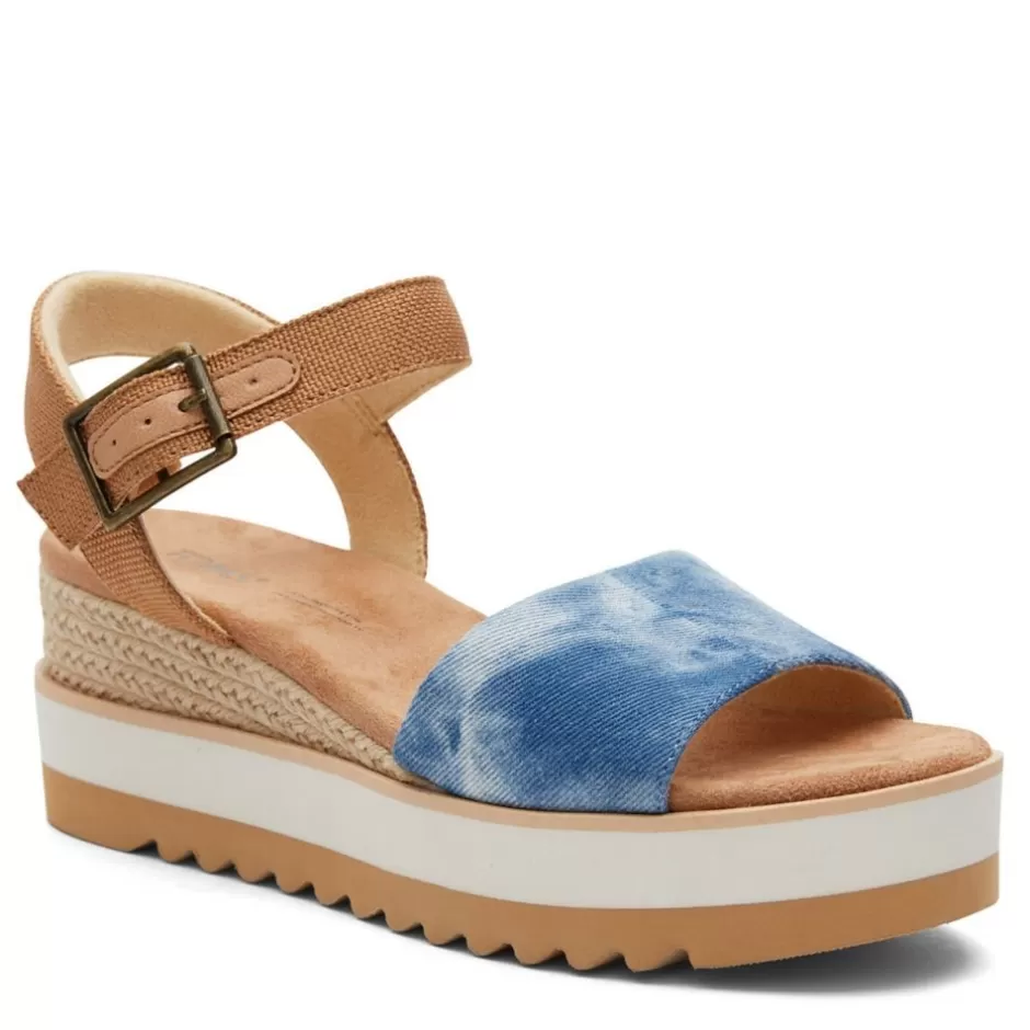 Womens Diana Wedge Sandal>TOMS Discount