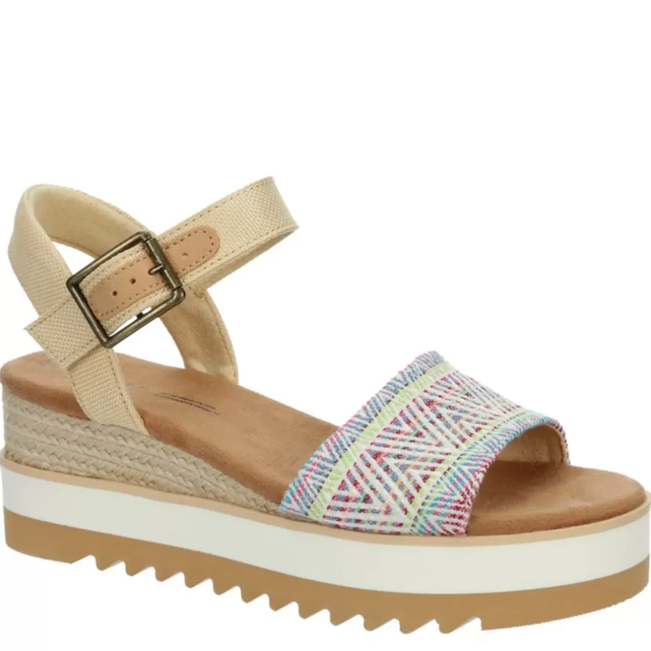 Womens Diana Wedge Sandal>TOMS Clearance