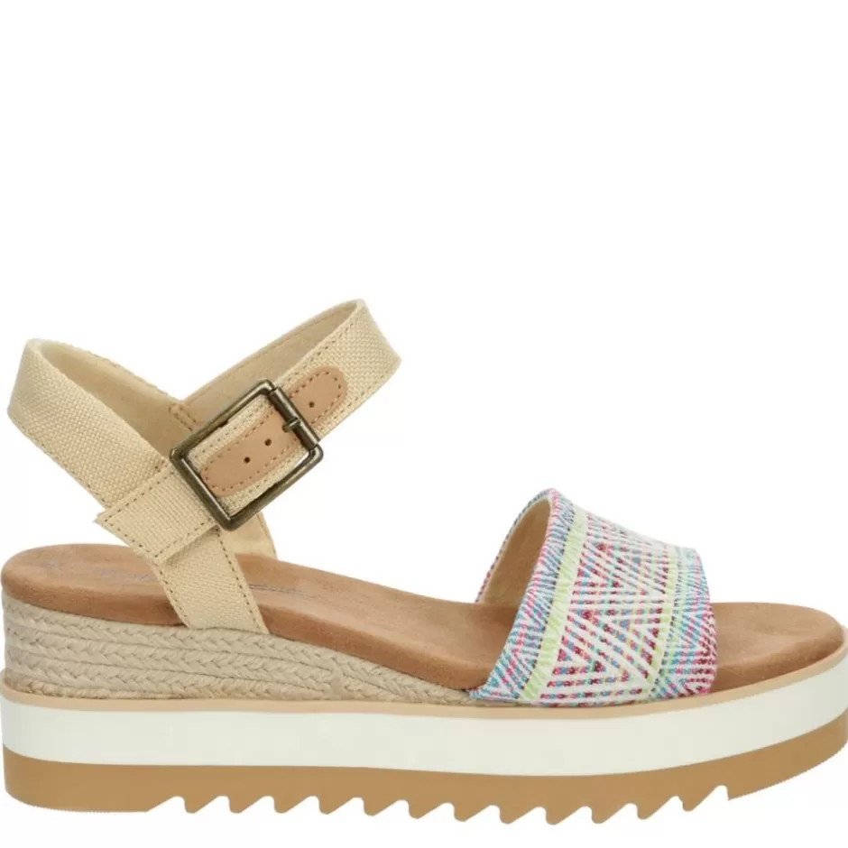 Womens Diana Wedge Sandal>TOMS Clearance