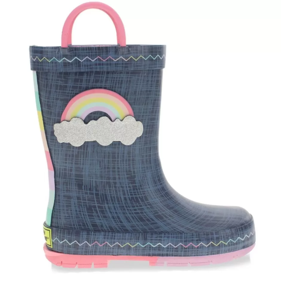 Girls Toddler Jean Patch Rain Boot>WESTERN CHIEF Shop