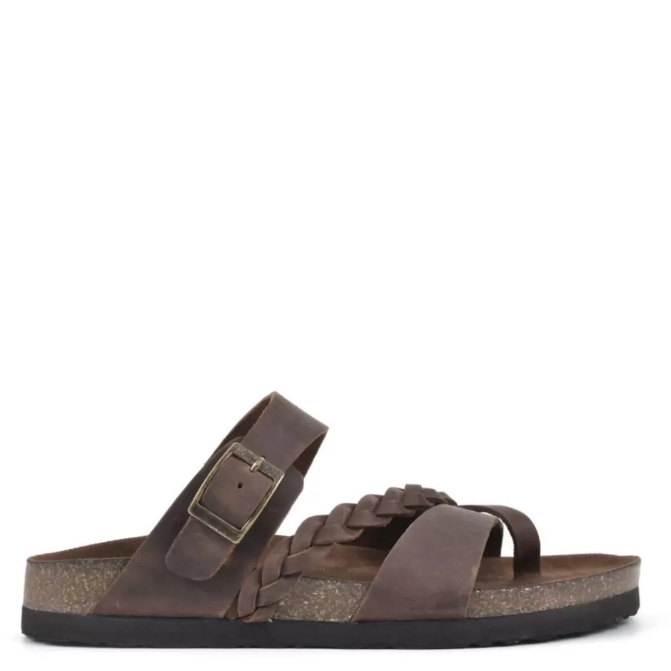 Womens Hazy Footbed Sandal>WHITE MOUNTAIN Clearance